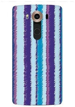 Premium Slim Snap Case Cover Matte Finish for LG V10 Lines of violet