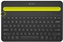 Logitech - K480 Bluetooth Multi-Device Keyboard Black