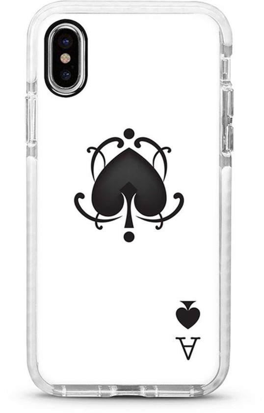 Protective Case Cover For Apple iPhone X/XS Ace Of Spades Full Print
