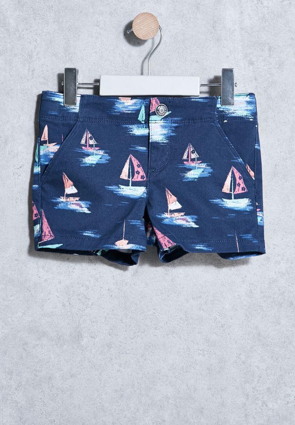 Kids Sailboat Shorts