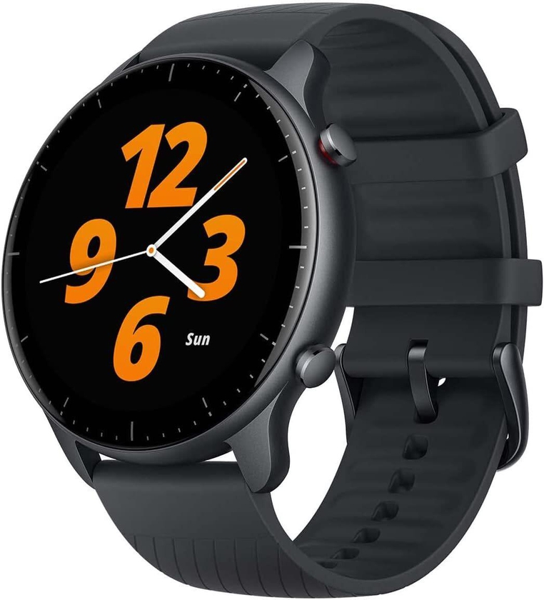 Amazfit GTR 2 Smart Watch with Bluetooth Call, Sports Watch with 90+ Sports Modes, Fitness Tracker with Heart Rate, SpO2 Moniotr, 3GB Music Storage, Alexa Built-in, Black