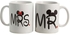 Couples Ceramic Mug - Multi - Color