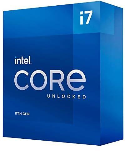 Intel Core I7-11700K Desktop Processor 8 Cores Up To 5.0 Ghz Unlocked Lga1200 (Intel 500 Series & Select 400 Series Chipset) 125W, Bx8070811700K