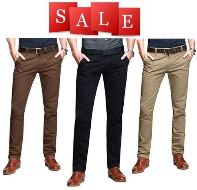 3 In 1 Pant Chinos Trousers For Men-multi