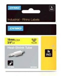 Dymo Rhino 18058 Yellow Heat Shrink Tube 3/4" (19mm)