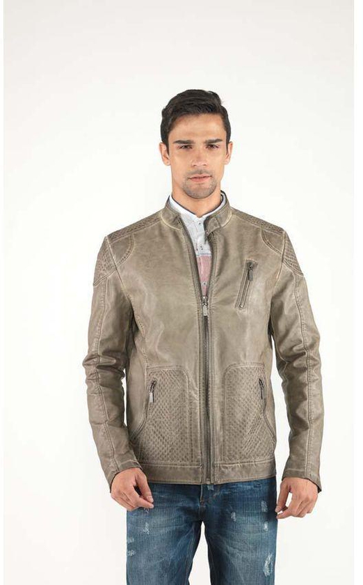 Ravin Casual Zip Up Jacket -Grey