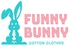 Funny Bunny White Half Sleeve Bodysuit For Baby - Unisex