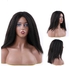 Fashion Semi Human Hair Black Closure Wig + FREE Gift Inside!!!