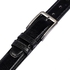 Andora Textured 145cm Full Black Leather Belt