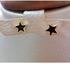 THE SHOP Small Star Earrings - Black