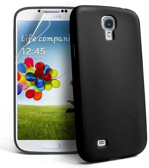 Soft Silicone Case for Samsung Galaxy S4 i9500 with Screen Protector