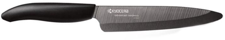Kyocera Kuroba Ceramic Slicing Knife, Black, 13 cm