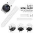 Premium Silicone Sport Smart Watch Band - Strap White for Samsung Gear S3 Classic Gear S3 Frontier Gear S3 Frontier LTE