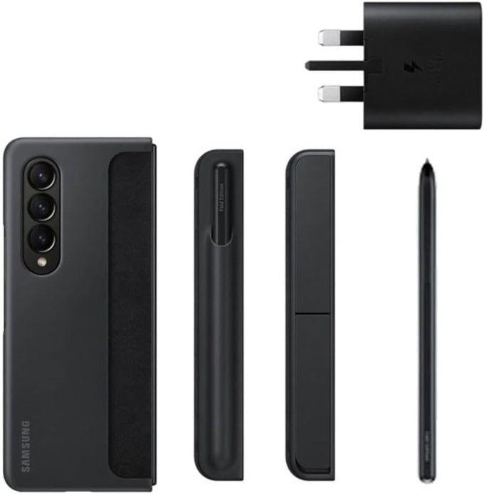 Samsung Note Pack (Standing Cover With S Pen & 25W Super Fast Charger) For Galaxy Z Fold 4