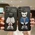 Phone Case for Xiaomi Redmi Note 11 10 9 8 Pro Max 10X Pro 5G 10 9 9A 9C 8 Mi 12 11 10 Pro Ultra POCO C3 X3 F3 M3 Men's Tide Brand Violent Bear Method Dog Fighting Soft Cover