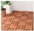 Indoor/Outdoor Floor Tiles, Brown HSL