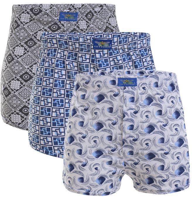 Cottonil Pack Of 3 Printed Boxer For Men
