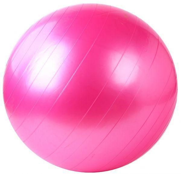 Rose Balance Stability Pilates Ball for Yoga Fitness Exercise With Air Pump 65cm [BTT-11]
