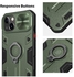 جراب CamShield Armor مقاوم للصدمات ومقاوم للصدمات مزود بمسند وغطاء للكاميرا مزود بحلقة دائرية لهاتف iPhone 13