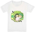 Anime Digimon Printed T-Shirt White/Green/Pink