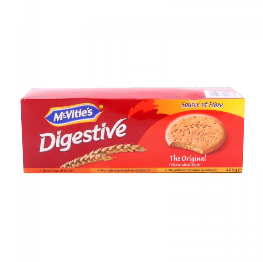 Mcvities - Digestive Bars Wholewheat Flour 400g
