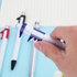 Multifunctional Gel Ink Pen Vernier Caliper Stationery Ballpoint Pen - Black/White