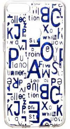 Back Cover For Huawei Y7 Prime - Clear Blue