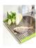 As Seen On Tv Stainless Steel Roll Up Dish Drying Rack
