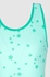 Baby Girl Wetsuit Swimwear in Turquoise - Stars Print BLL21078-1