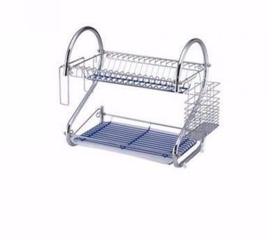 Home Prince Dish Drainer - Silver