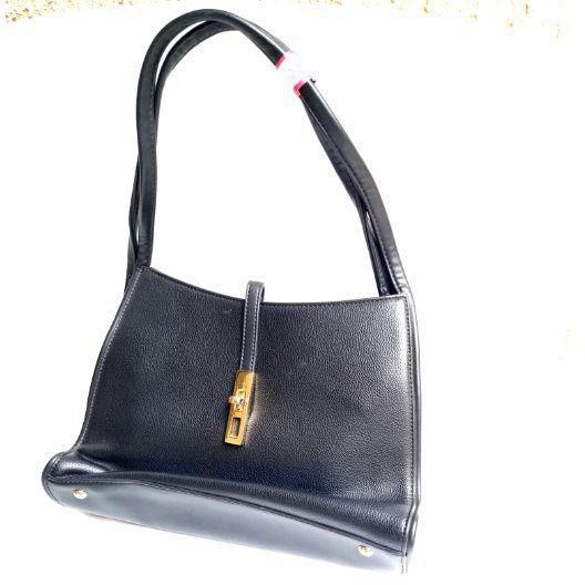 Susen Lady’s Tote Leather Female Mini Bag – Black