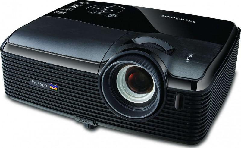 ViewSonic PRO8600 High Bright XGA DLP Installation Projector with 6,000 ANSI Lumens, 8000:1 DCR, PC 3D-Ready/120Hz, HDMI and 20W Speakers (Black)
