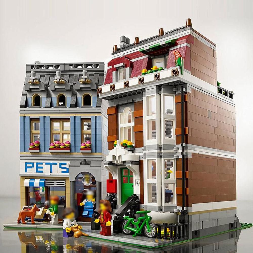 LP 15009 Creator Pet Shop Street Building Block Series 2032pcs similar