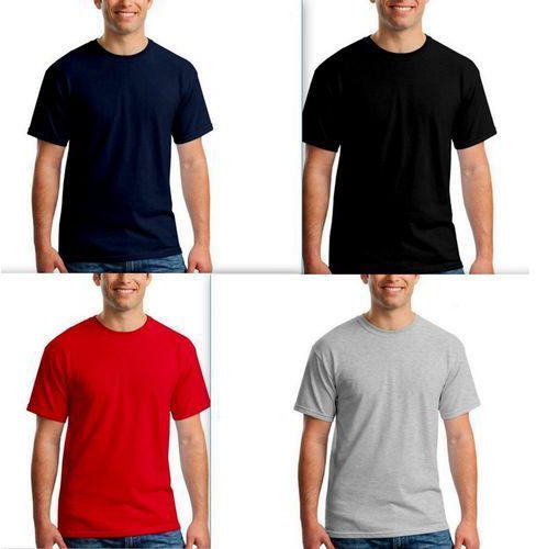 Fashion Set-of-Four Round Neck Polo For Men T-shirt
