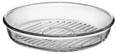 Grill Round Tray Clear 26cm