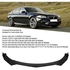 Universal front bumper lip kit, car front bumper spoiler splitter body kit side skirt front bumper protector guard scratch-resistant fits for toyot glossy black