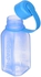 احصل على زجاجه مياه مربعة بلاستيك بغطاء متصل ام ديزاين، 500 مل - ازرق مع أفضل العروض | رنين.كوم