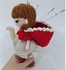 Handmade Natural Cotton Crochet Princess Toy Doll for Baby Friend Amigurumi Crochet Sleeping Buddy for Kids and Adults, 25cm
