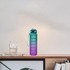 1L Motivational Water Bottle With Straw Leakproof Jug For Green Purple