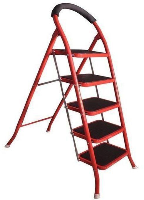 TL007 - 5 Steps Hail Metal Ladder - Red