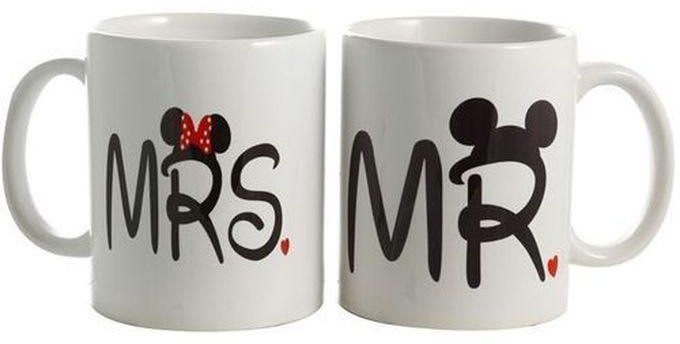 Mr And Mrs Couples Printed Mugs
