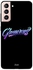Printed Skin Case Cover -for Samsung Galaxy S21 6.2inch Black/Blue Black/Blue