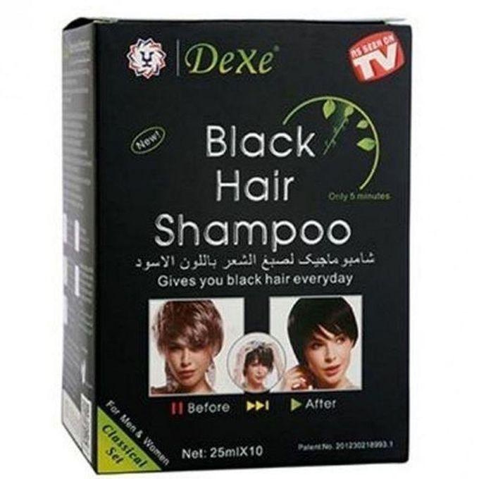 Dexe Black Hair Herbal Shampoo X3