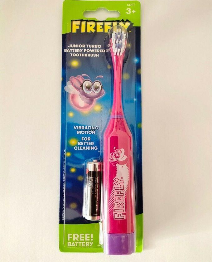 Firefly Junior Turbo Battery Powered Toothbrush - Pink
