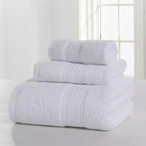3 Sets Of Bathroom Towels - Body, Hand And Face Towel