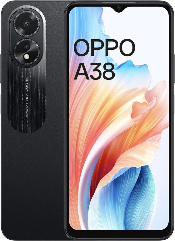 OPPO A38 4G 128GB/4GB 6.5 Inch Mobilephone -Glowing Black