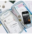 Pink Multi Pockets Wallet Purse Holder Case Document Travel Bag For Passport Credit Id Card Cash