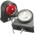 E-trimas Trailer LED White Red Side Marker Rear Double Face Round Lamp 10-30V