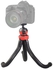 Mini Flexible Tripod Octopus Spider Stand Holder With 360° Ball Head Black/Red
