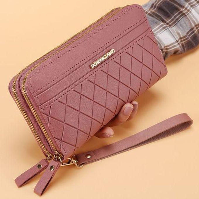 Fancy Ladies Clutch Zipper Wallet For Women - Mini Purse